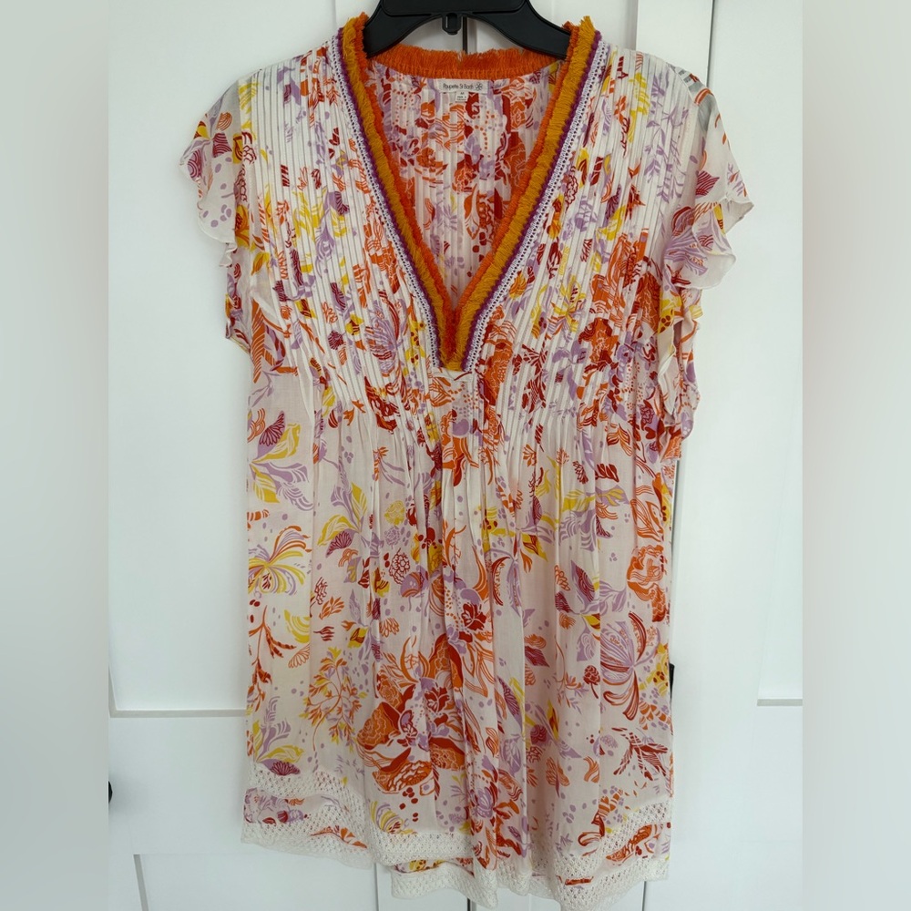 Poupette St. Barth Floral Mini Sasha Dress size M